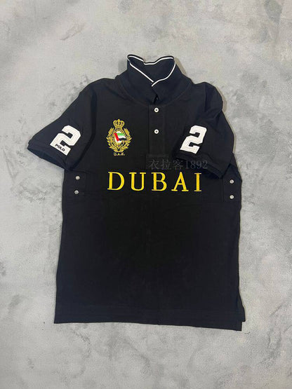 Polo Casual Hombre Manga Corta Bordado