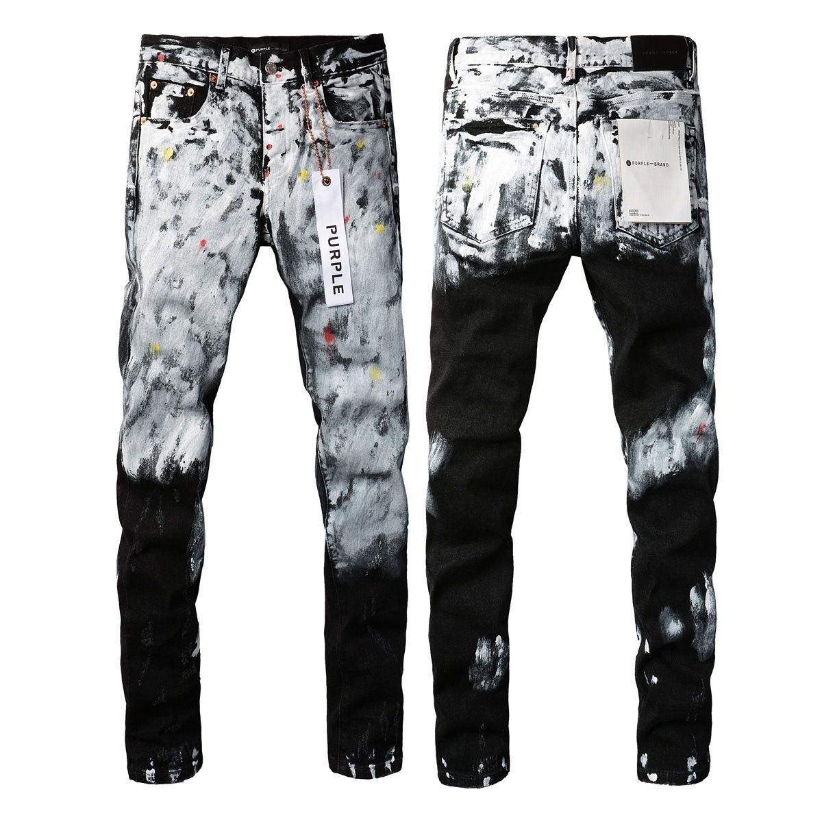 Jeans Slim Rotos Efecto Desgastado Hiphop