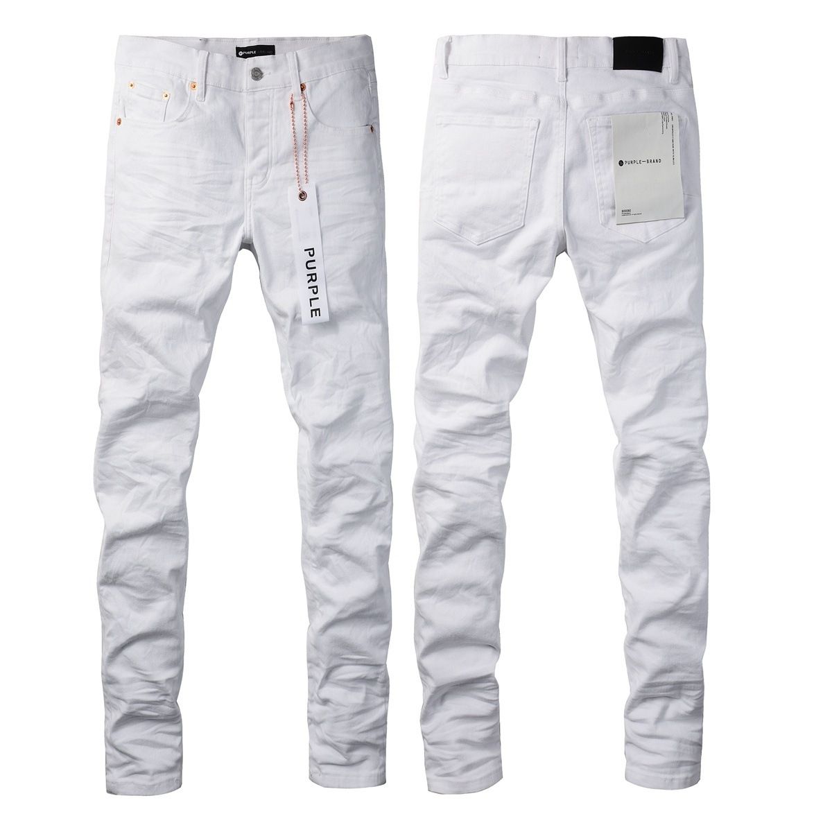 Jeans Slim Rotos Efecto Desgastado Hiphop