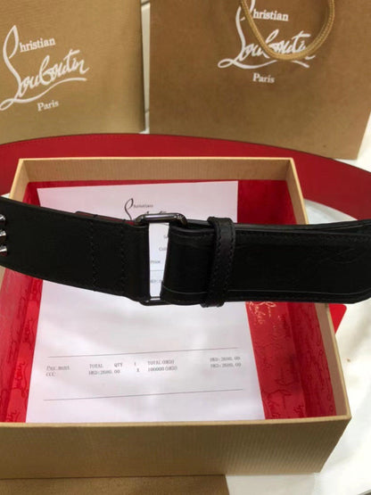 Cinturón Cuero Tachuelas Unisex