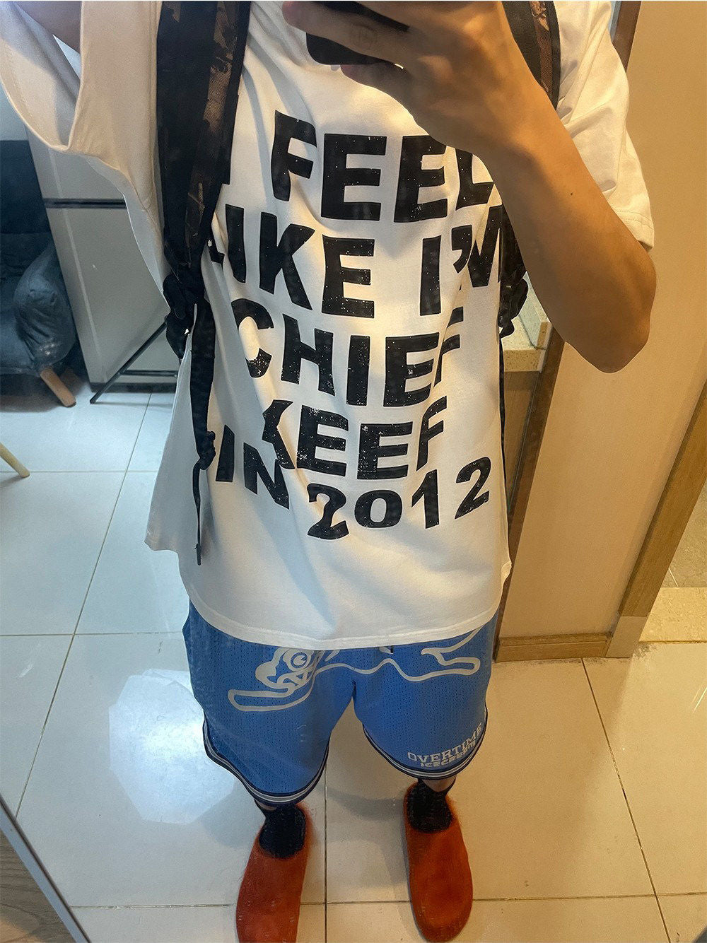 Distressed Slogan Heavyweight Vintage T-Shirt