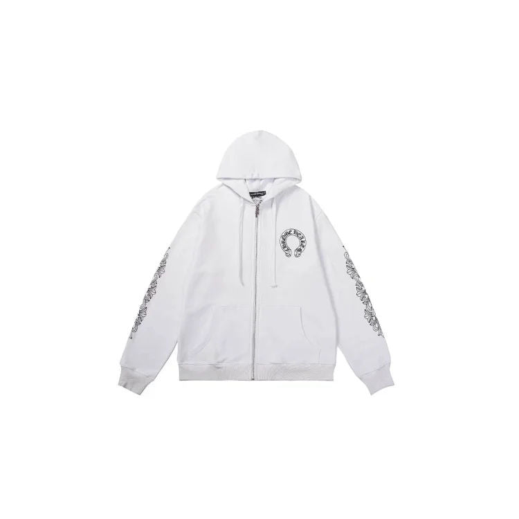 Crowe Chaqueta Con Capucha Con Cremallera Sencilla Clásica De Sudadera De Algodón Para Hombre