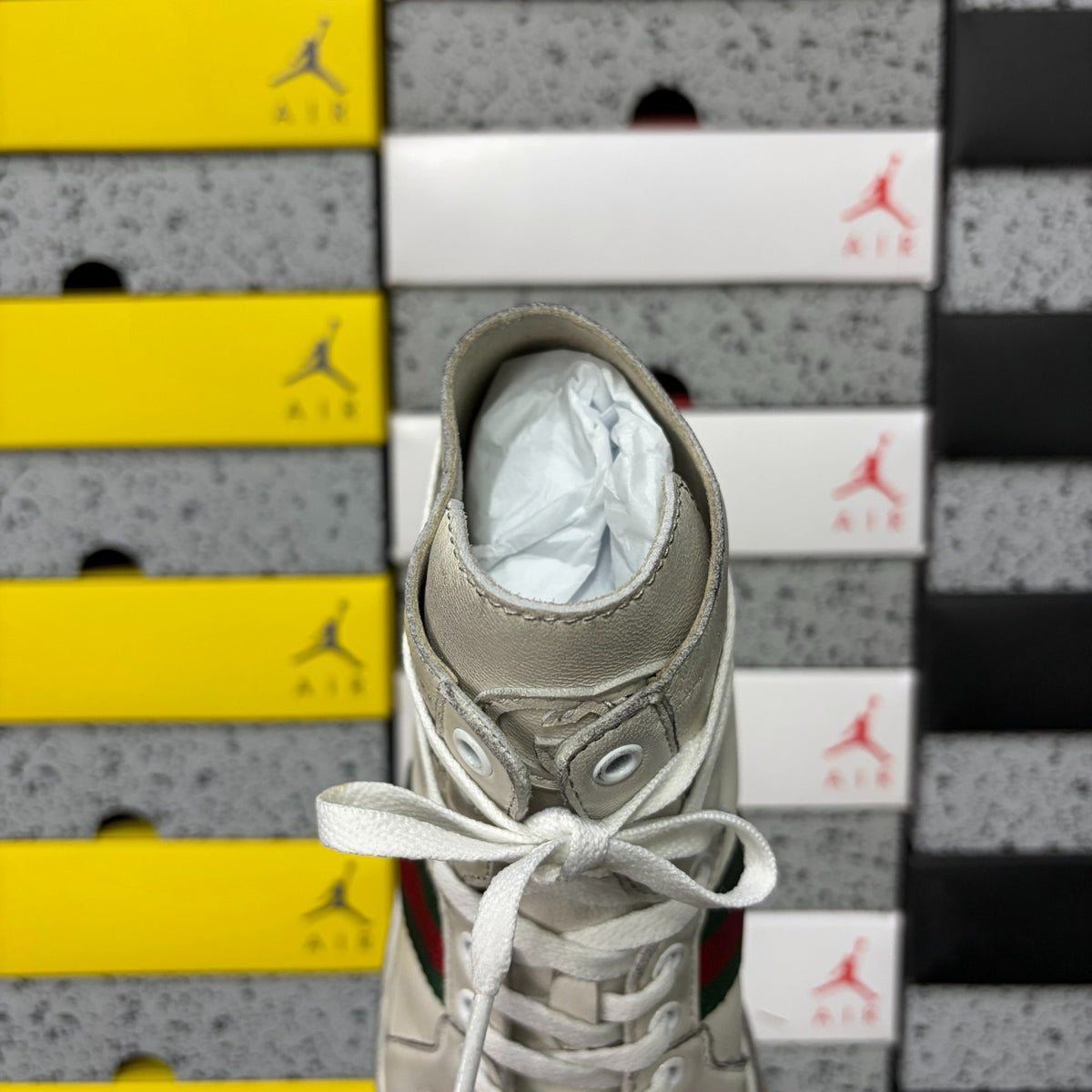 Gucci Stretch High-Top Sneaker