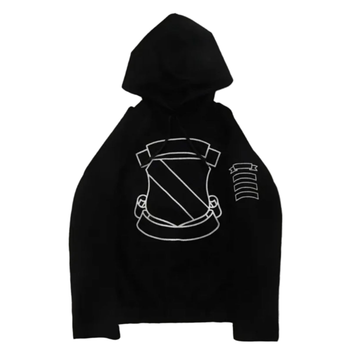 Number Nine Wool Shield Hoodie