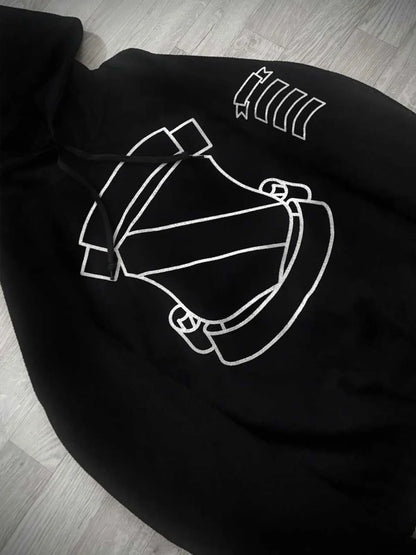 Number Nine Wool Shield Hoodie
