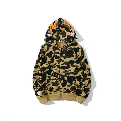 Shark Camo Full Zip Hoodie