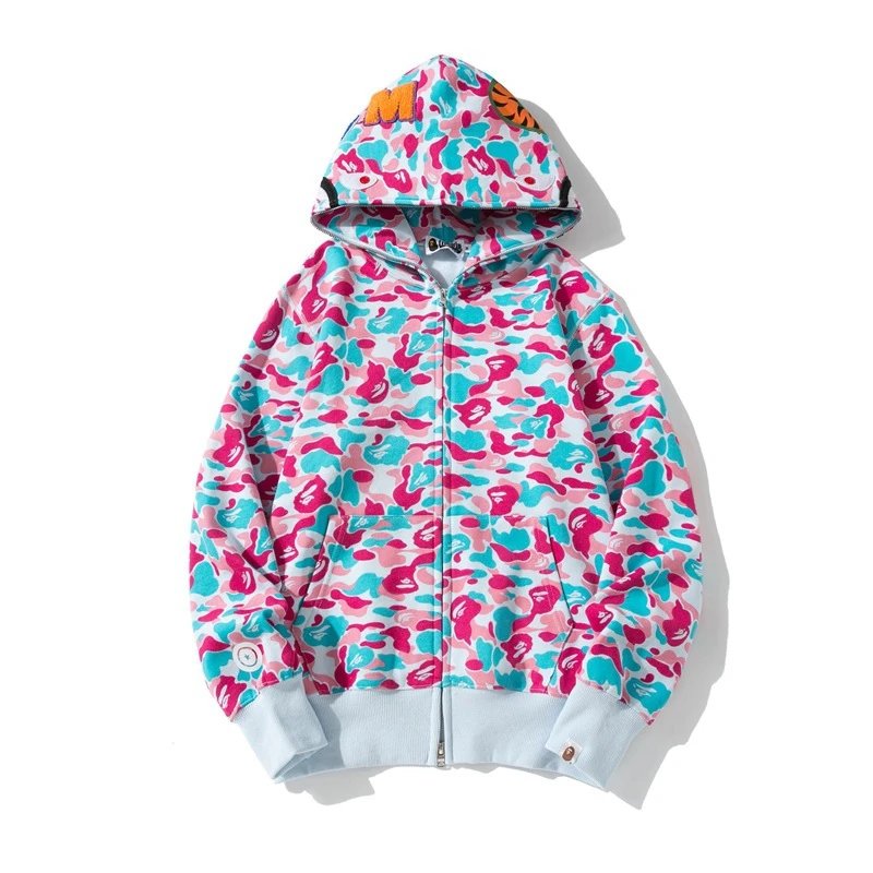 Shark Camo Full Zip Hoodie