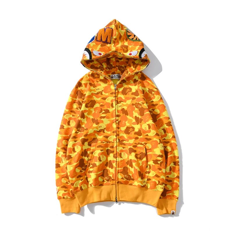 Shark Camo Full Zip Hoodie