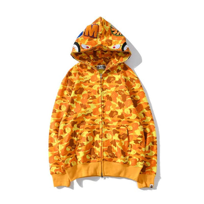 Shark Camo Full Zip Hoodie