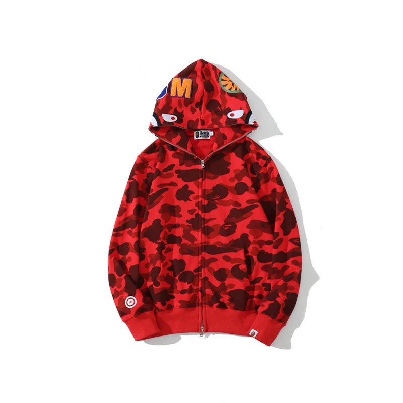 Shark Camo Full Zip Hoodie