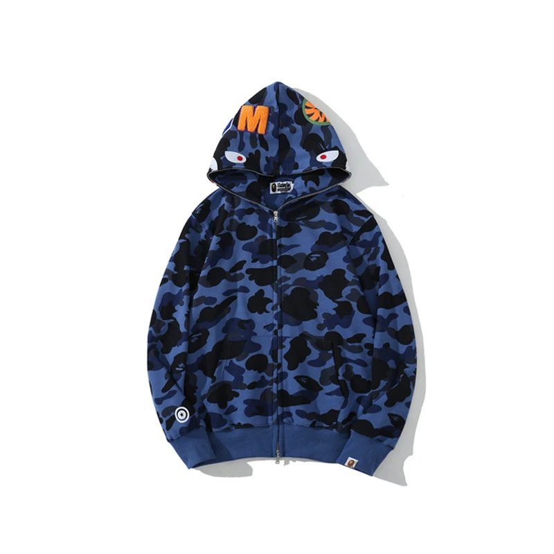 Shark Camo Full Zip Hoodie