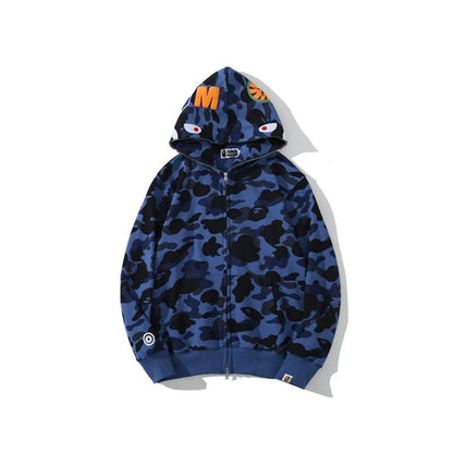 Shark Camo Full Zip Hoodie