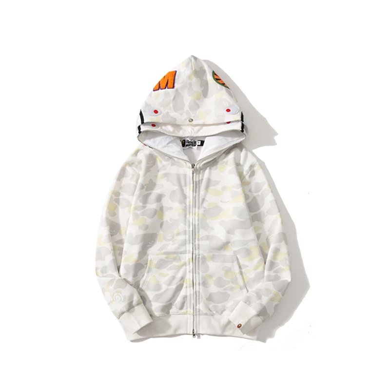 Shark Camo Full Zip Hoodie