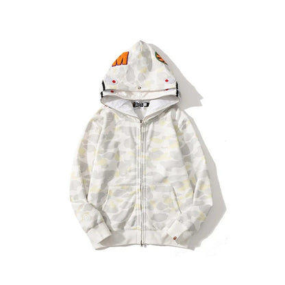Shark Camo Full Zip Hoodie