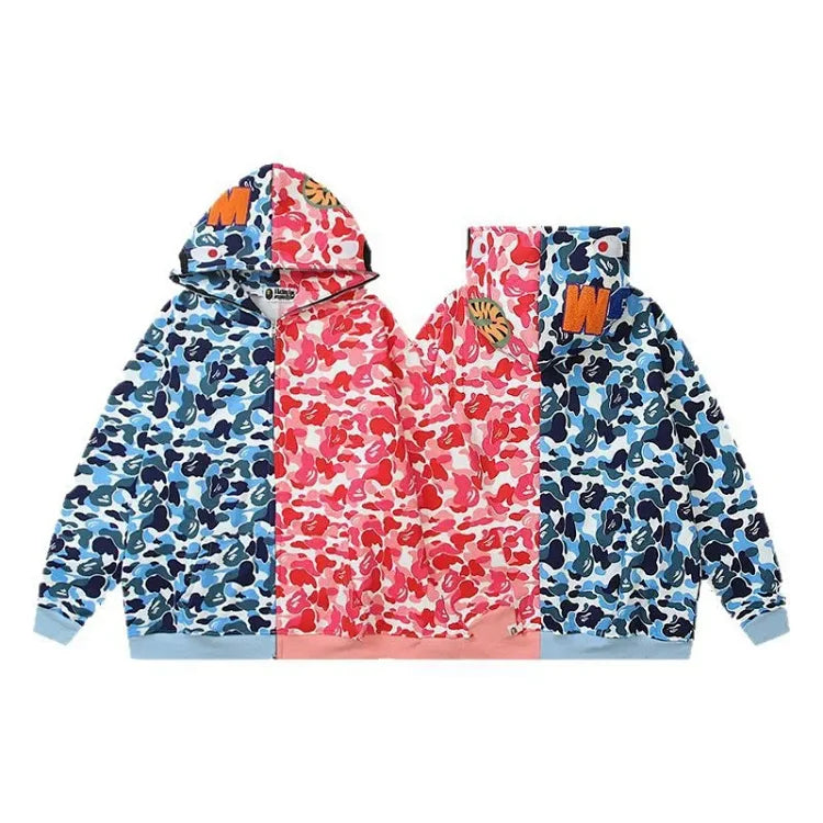 Shark Camo Full Zip Hoodie