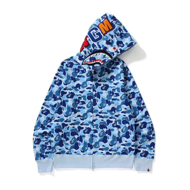 Shark Camo Full Zip Hoodie