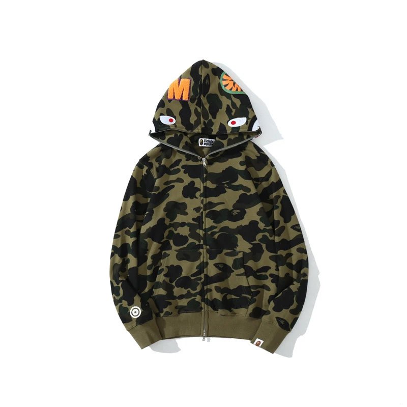Shark Camo Full Zip Hoodie