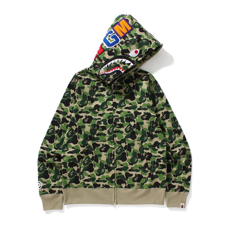 Shark Camo Full Zip Hoodie