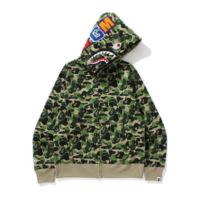 Shark Camo Full Zip Hoodie
