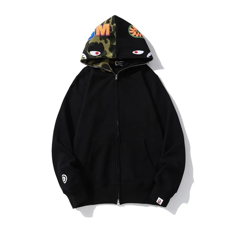 Shark Camo Full Zip Hoodie