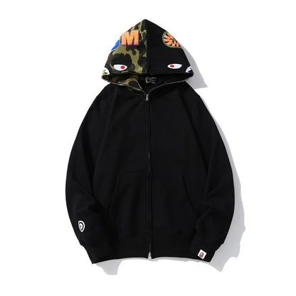 Shark Camo Full Zip Hoodie