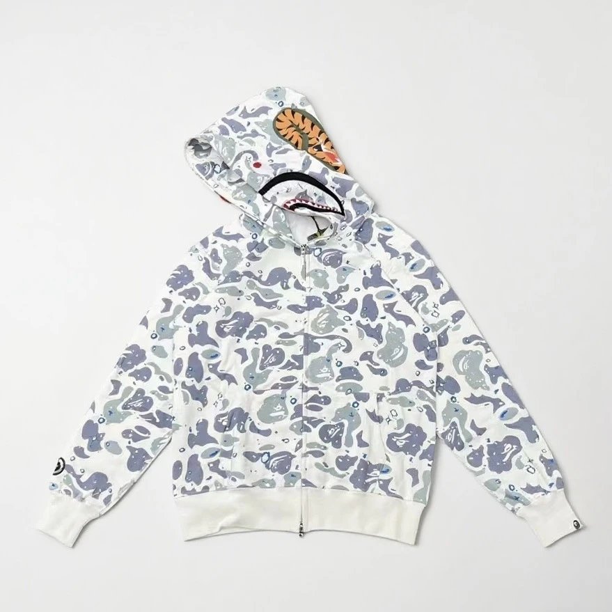Shark Camo Full Zip Hoodie