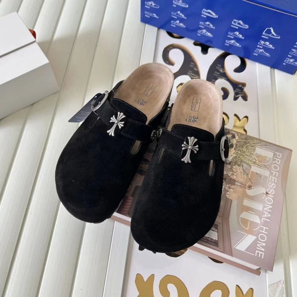 Birkenstock X Chrome Hearts