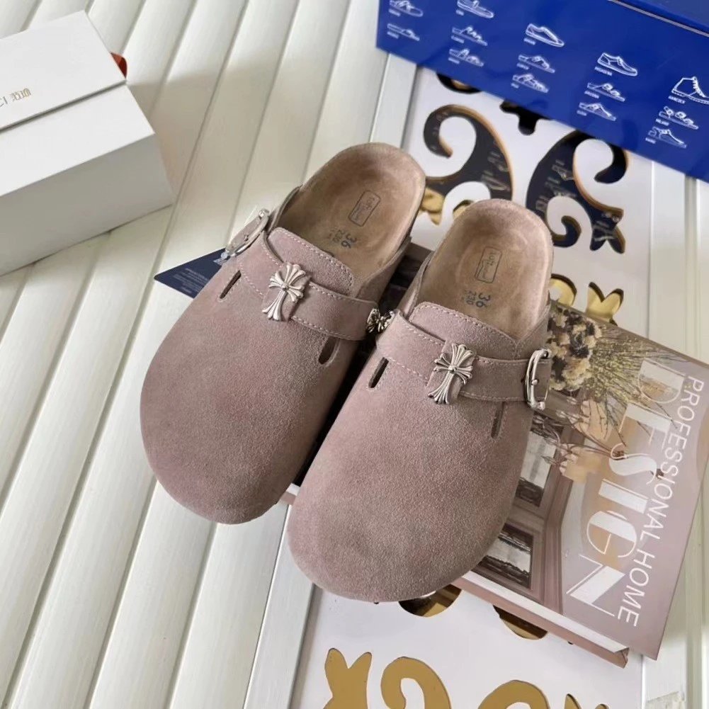 Birkenstock X Chrome Hearts