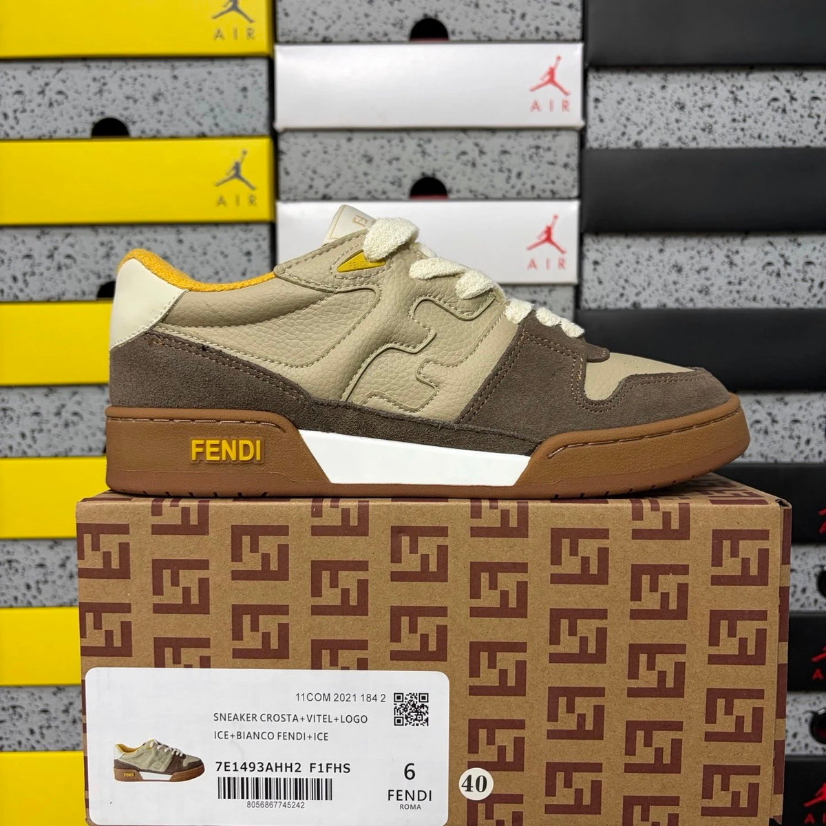 Fendi Match Low-Top