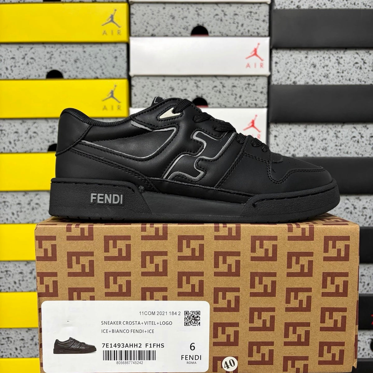 Fendi Match Low-Top