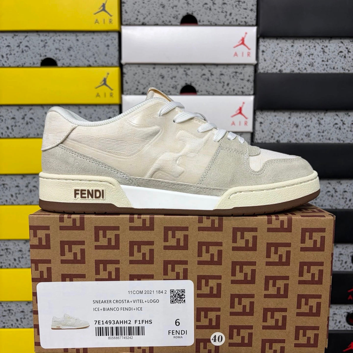 Fendi Match Low-Top