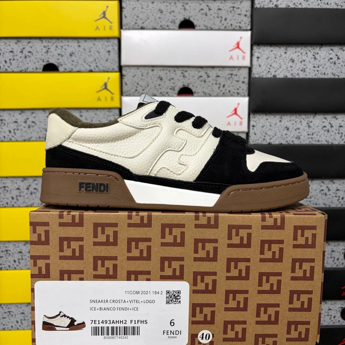 Fendi Match Low-Top