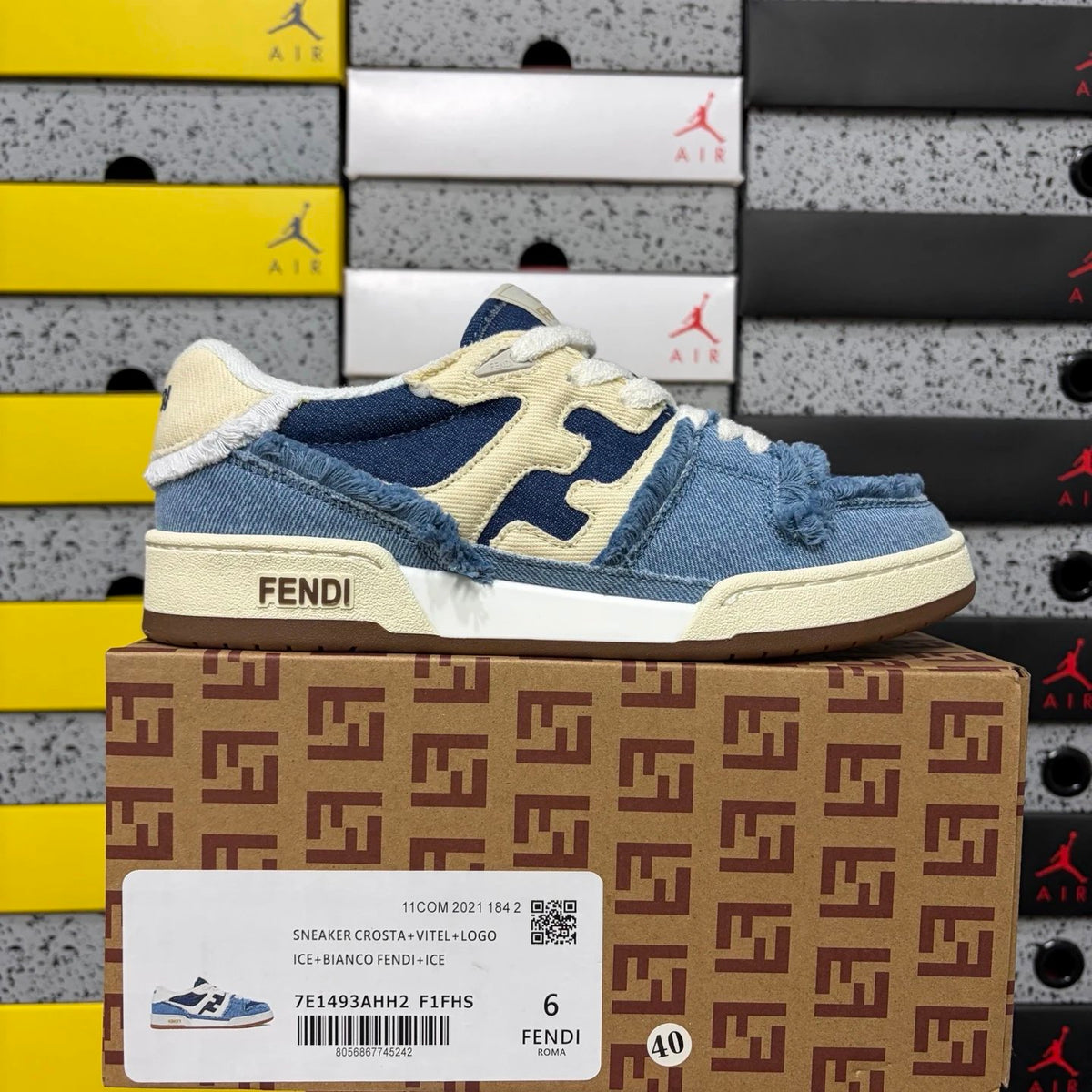 Fendi Match Low-Top