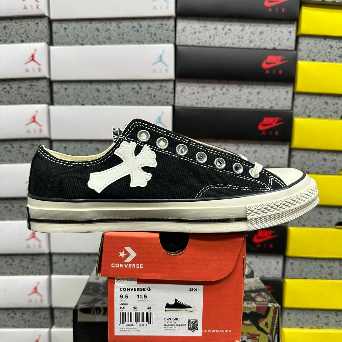 Chrome Hearts Cross Patch Converse Chuck 70