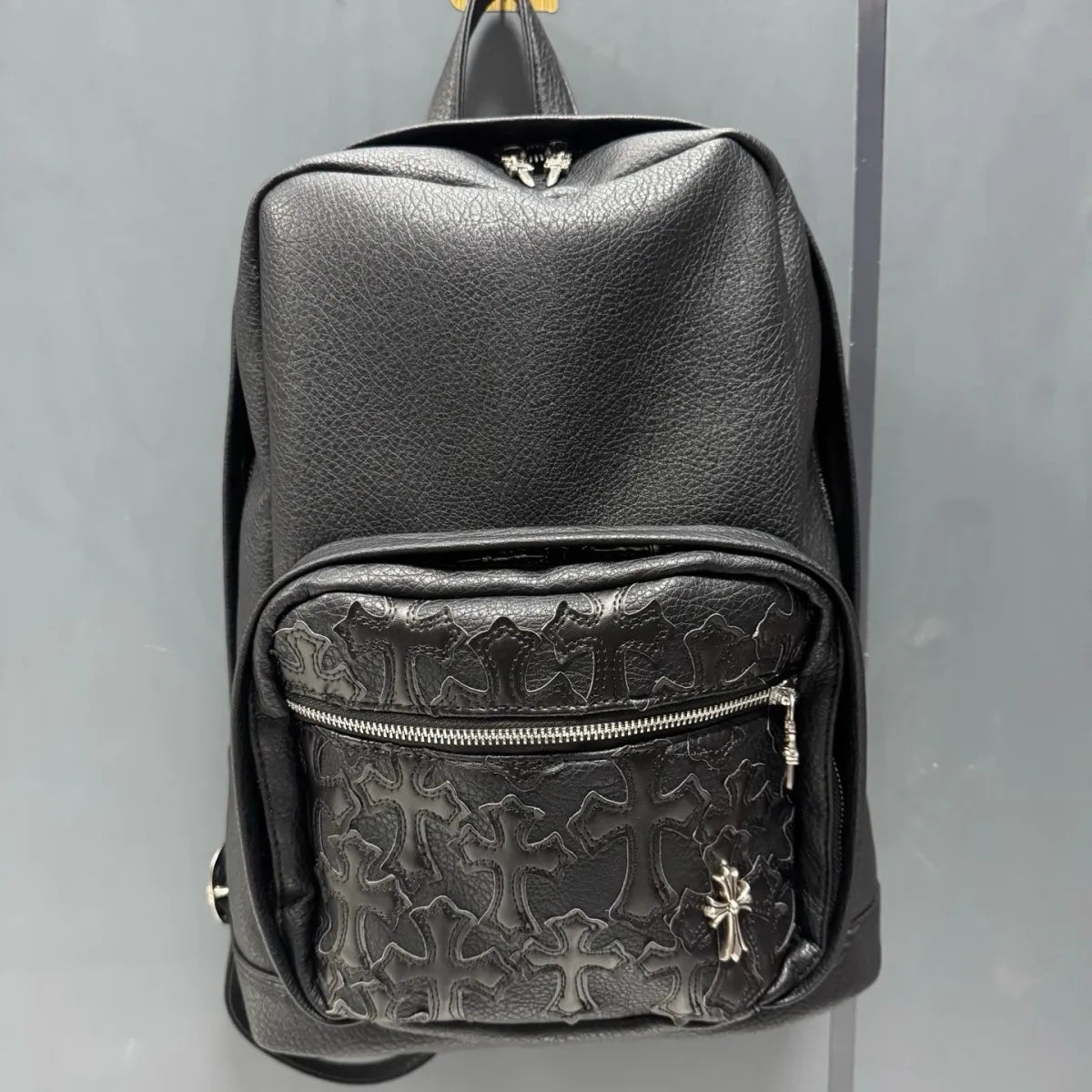 Chrome Hearts Cross Leather Backpack