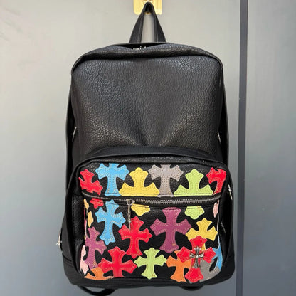 Chrome Hearts Cross Leather Backpack