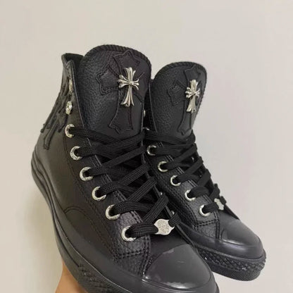 Converse Chrome Leather Black