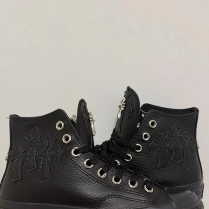 Converse Chrome Leather Black