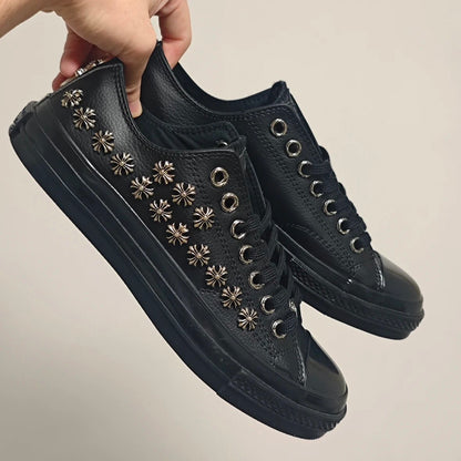 Converse Chrome Hearts Low Leather CHStuds