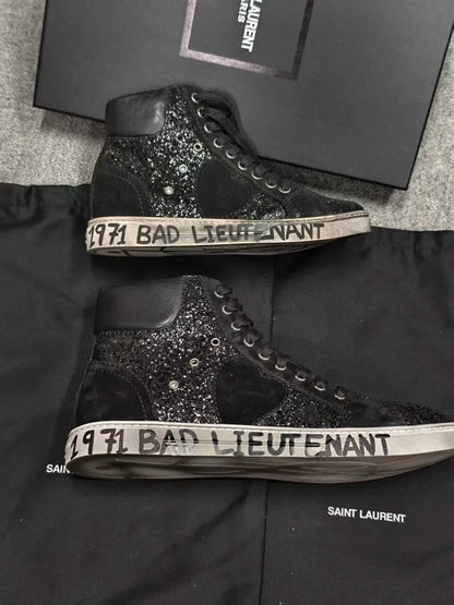 Saint Laurent Joe Mid Top Sneaker