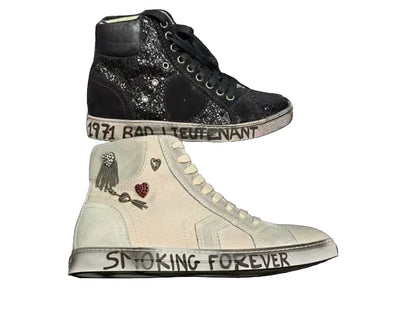 Saint Laurent Joe Mid Top Sneaker
