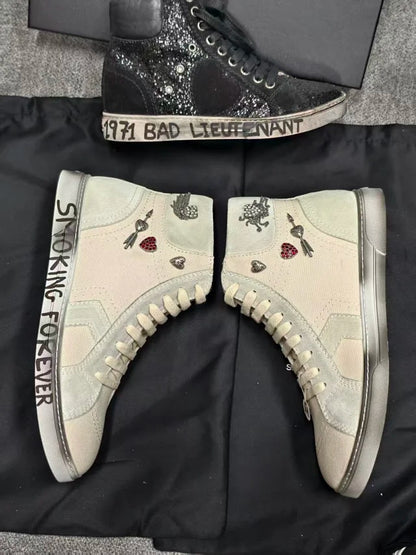 Saint Laurent Joe Mid Top Sneaker