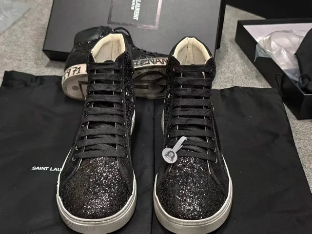 Saint Laurent Joe Mid Top Sneaker